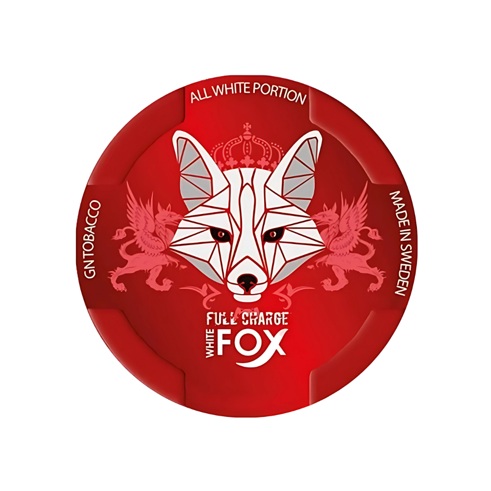 White Fox Full Charge nicotine pouches